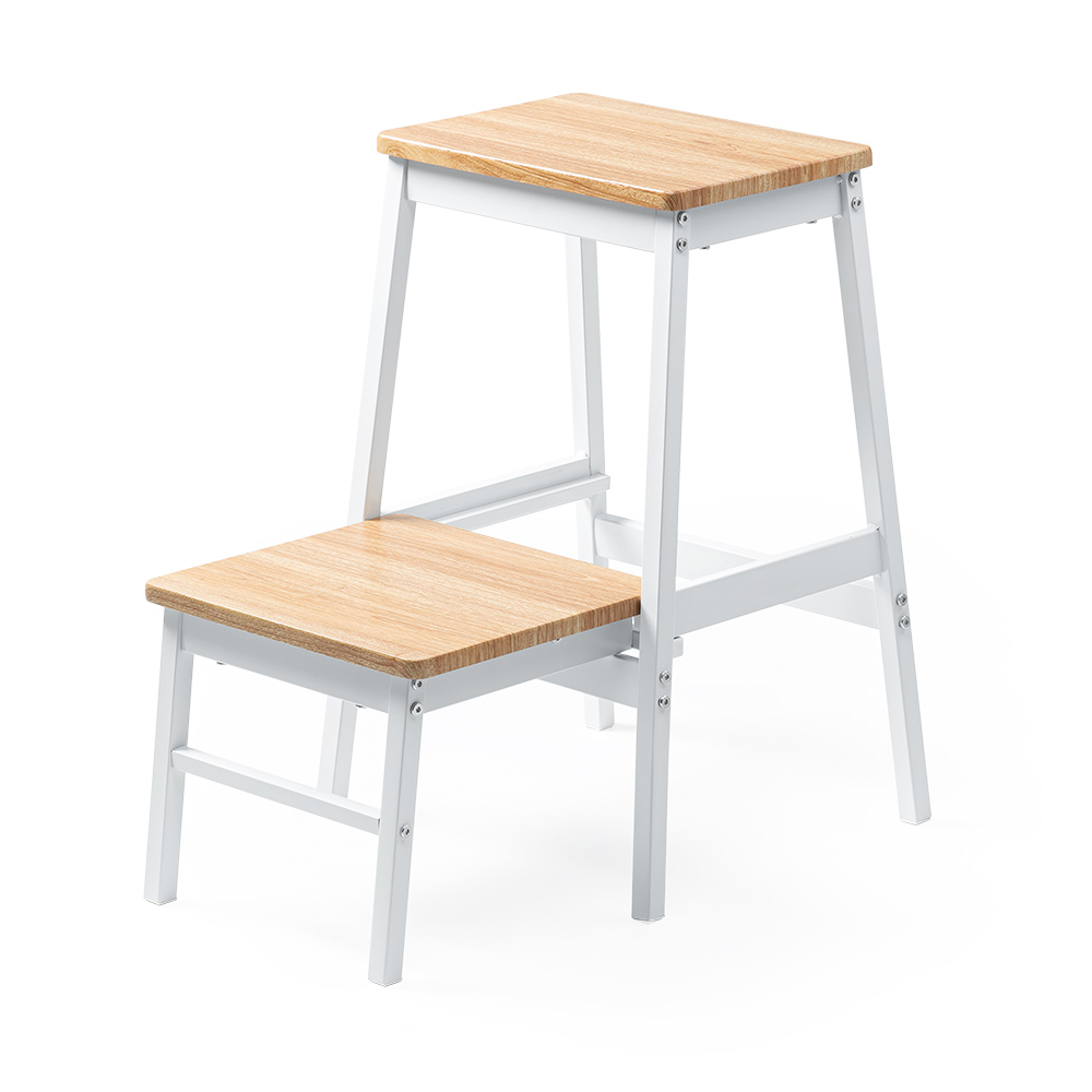 踏み台・2段ステップ台 | 引き出し式・耐荷重100kg・ディスプレイ台やスツールとしても使えます