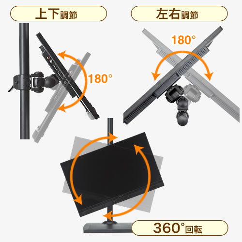モニターアーム 2画面 デュアル 置き型 自立 上下設置 左右 可動 固定 27インチ Vesa 激安通販のイーサプライ Eex La006w モニターアーム 2画面 デュアル 置き型 自立 上下設置 左右 可動 固定 27インチ Vesa 激安通販のイーサプライ Eex La006w