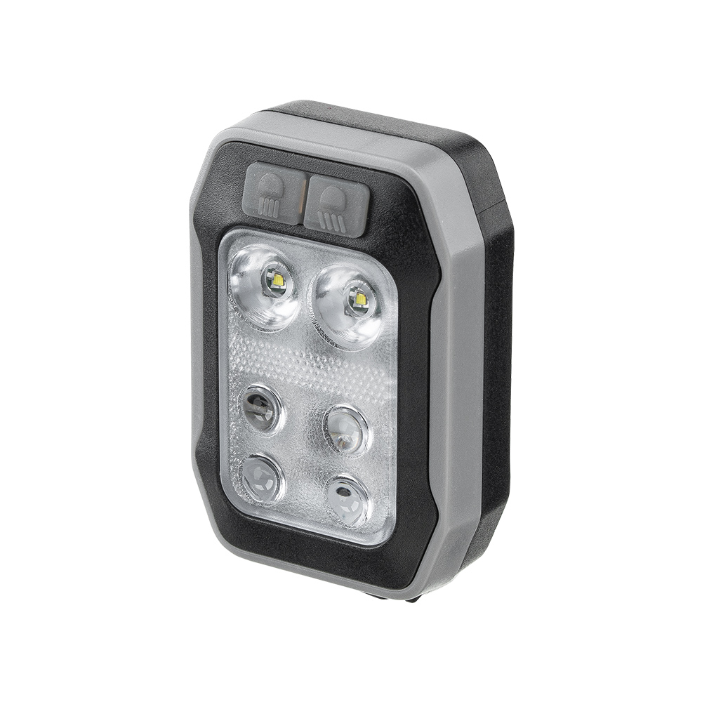 充電式LEDライト／点灯・点滅モード／夜間ウォーキングや作業用