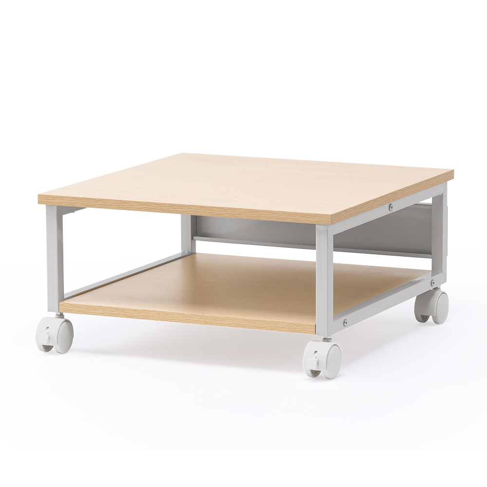 ライトブラウン木目×グレー