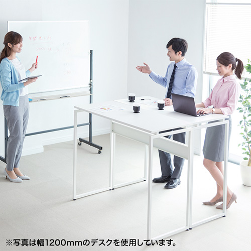 スタンディングデスク(スタンディングテーブル・ミーティングテーブル・オフィスワークテーブル・W1000・立ち作業) 激安通販のイーサプライ