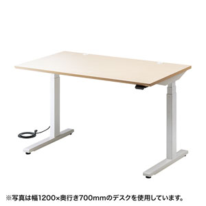 昇降デスク(電動・Bluetooth内蔵・リマインダー機能・W1000×D800・薄い木目)