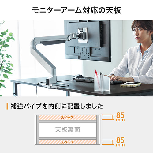 シンプルワークデスク 平机 シンプルデザイン パソコンデスク 幅90cm フリーアドレス ライトブラウン Ez1 Deskf012lbr 激安通販のイーサプライ