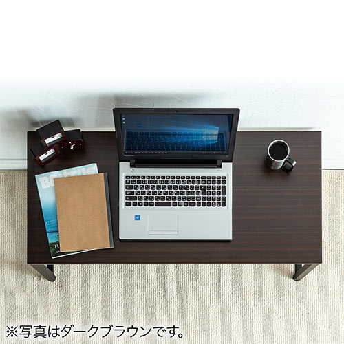 ローデスク（ローテーブル・ホワイト・幅100cm・奥行45cm・白天板） EZ1DESKL004W 激安通販のイーサプライ