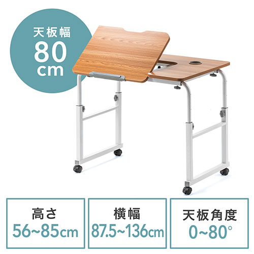 EZ1-ERD020Wの天板と組み合わて使用する手動昇降デスク用フレーム。インジケーター付きで高さを表示し、680～1150mmの間で無段階で高さ調整できる。ホワイト。