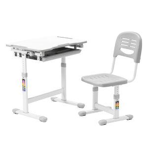 学習デスク 椅子セット（子供・コンパクト・上下昇降・角度調整・学習机・子供椅子）