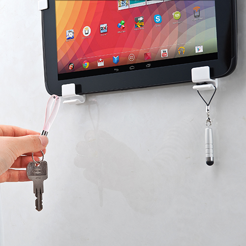 Ipad タブレット冷蔵庫貼り付けホルダー 7 11インチ対応 マグネット ホワイトボード取り付け ホワイト 激安通販のイーサプライ Ipad タブレット冷蔵庫貼り付けホルダー 7 11インチ対応 マグネット ホワイトボード取り付け ホワイト 激安通販のイーサプライ