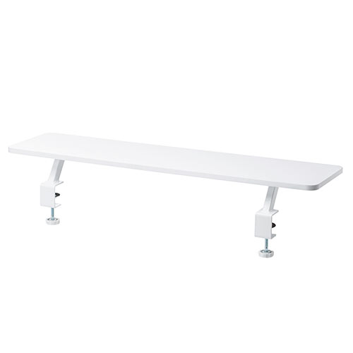 モニター台（机上台・ホワイト・クランプ式・幅100cm・木製） EZ1MR183W 激安通販のイーサプライ