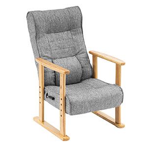 高座椅子 高さ変更 肘付き リクライニング 折りたたみ可能 ランバーサポート