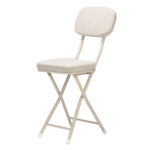 ベージュ・起毛・座面スクエア