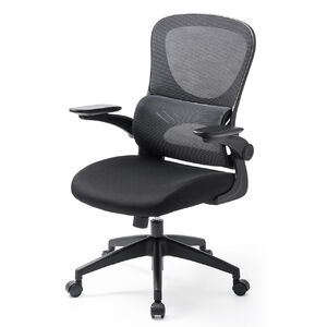 背もたれ分離式・跳ね上げ式肘掛け