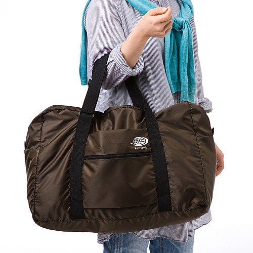 折りたたみバッグ 旅行 スーツケース対応 軽量 31リットル ブラウン Ez2 Bag076br 激安通販のイーサプライ