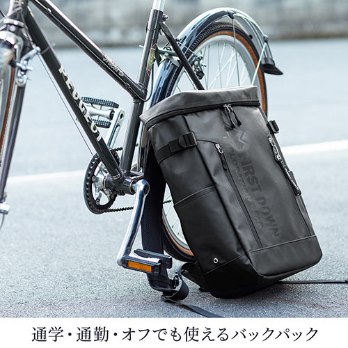バックパック スクエア型 リュック メンズ ビジネス 旅行 ファーストダウン 22l 撥水 通勤 通学 Ez2 Bagft1bk 激安通販のイーサプライ