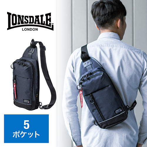 LONSDALE ロンズデール バックパックPOYNTON Anthracite