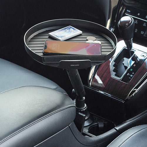 車載用テーブル 車用テーブル 車載小物テーブル ドリンクホルダー 角度調整 スマホホルダー Ez2 Car075 激安通販のイーサプライ