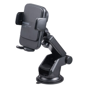 車載ホルダー（ワイヤレス充電・充電コイル自動検知・自動開閉・吸盤取り付け・エアコン取り付け・最大15W・急速充電・スマートフォン・iPhone・Android）