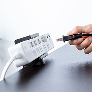 デスク上に固定