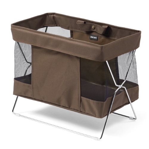 カゴ型：メッシュ：ブラウン