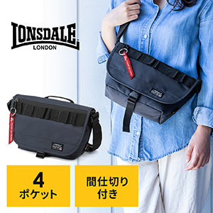 デジタルカメラケース(ショルダーバッグ・カメラバック・ミラーレスバッグ・コーデュラナイロン・斜めがけバッグ・ネイビー)