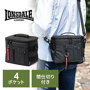 デジタルカメラケース(ショルダーバッグ・カメラバック・ミラーレスバッグ・コーデュラナイロン・保管バッグ・収納バッグ・ブラック)