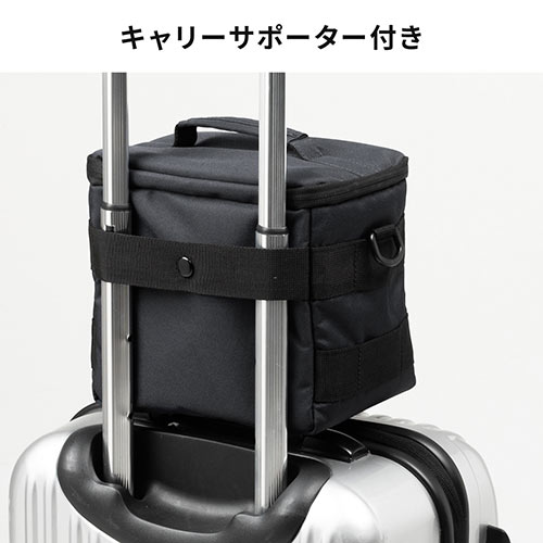 デジタルカメラケース ショルダーバッグ カメラバック ミラーレスバッグ コーデュラナイロン 保管バッグ 収納バッグ ブラック Ez2 Dgbg0bk 激安通販のイーサプライ