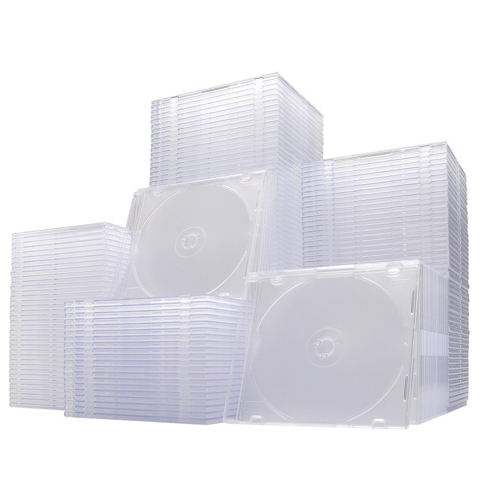 スーパースリムDVD・CD・ブルーレイケース（プラケース・クリア