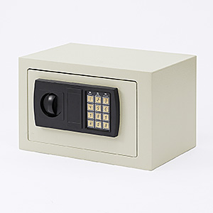 小型電子金庫(マイナンバー・セキュリティ―対策・家庭用・テンキー・鍵式・壁掛け対応・9.9リットル）