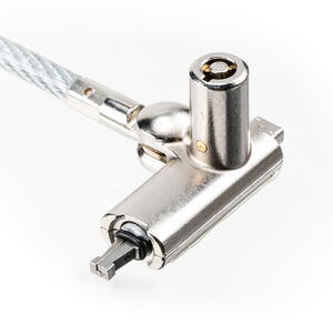 セキュリティワイヤー（マルチスロット対応・ケンジントン・ノーブルロック・ナノセーバー対応・ノートパソコン盗難防止・シリンダー錠・ケーブル長1.8m）