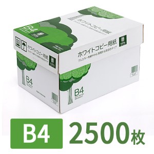 コピー用紙(B4サイズ・500枚×5冊・2500枚・高白色)