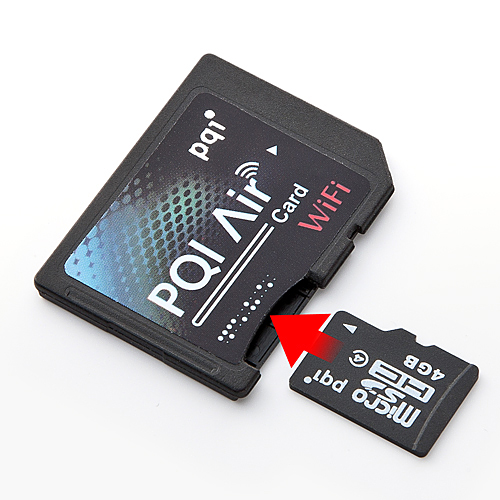 ワイヤレスsdカードアダプター Wifisdカード 無線lan搭載 4gbmicrosdカード付属 Ez4 Adrwisd4 激安通販のイーサプライ