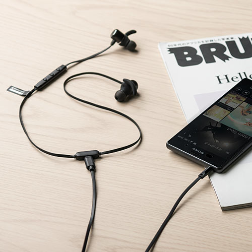Bluetoothイヤホン 有線 無線対応 Apt X高音質コーデック対応 マイク付 収納ポーチ付 Ez4 Btsh010bk 激安通販のイーサプライ Bluetoothイヤホン 有線 無線対応 Apt X高音質コーデック対応 マイク付 収納ポーチ付 Ez4 Btsh010bk 激安通販のイーサプライ