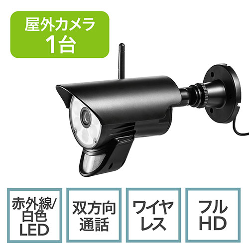 防犯カメラ(屋外・防水IP65対応・EZ4-CAM075専用・増設用・1台)