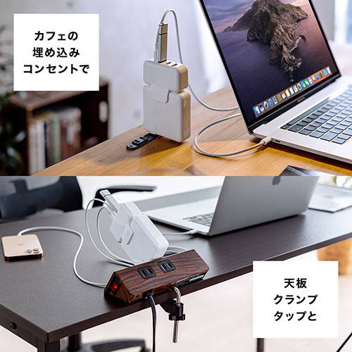 Usb Type Cハブ Macbook専用 Acアダプタ一体型 取付型 Usb Pd 100w対応 Hdmi出力 4k 30hz対応 Usb3 1 2ポート ホワイト Ez4 Hub078w 激安通販のイーサプライ