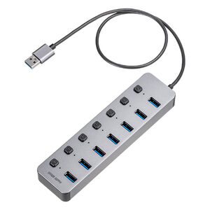 USB A接続・7ポート