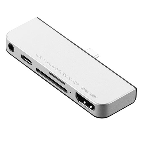 Ipad Pro専用ドッキングハブ Usb Pd対応 Hdmi出力 4k 30hz Usb Type Cポート Microsd Sdカードリーダー 3 5mmステレオミニジャック アルミ グレー Ez4 Hubip086 激安通販のイーサプライ