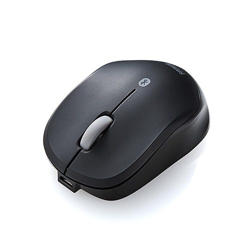 Bluetoothマウス 無線 Bluetooth3 0 ブルーled 3ボタン Dpi切替 左右対称 充電式 電池交換不要 小型 Ipados対応 Ios14対応 ブラック 通販ならイーサプライ