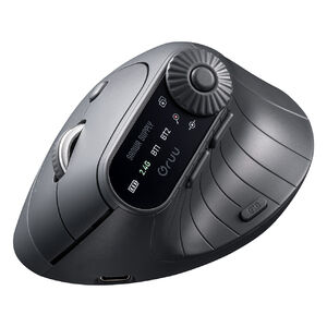 2.4GHz/Bluetooth・ファンクションボタン搭載