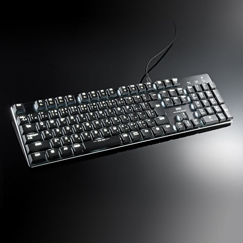 ゲーミングキーボード メカニカル式 青軸 テンキー 打鍵音 タイピング バックライト ロープロファイル Ez4 Skb056bl 激安通販のイーサプライ ゲーミングキーボード メカニカル式 青軸 テンキー 打鍵音 タイピング バックライト ロープロファイル Ez4 Skb056bl 激安通販のイーサプライ