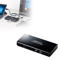 USBドッキングステーション(USB3.0・HDMI/DVI出力・ギガビット有線LAN・USBハブ)