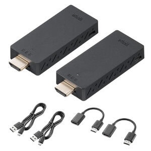 HDMIモニター延長器 (エクステンダー・USB・最大40m)VGA-EXHDU
