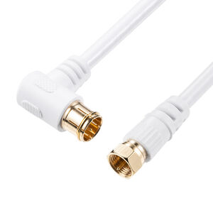 ま*ね様 美品！FT-8800 STANDARD 同軸ケーブル　アンテナ付き アンテナケーブル（10m・4K対応・8K対応・S-4C-FB・片側L字