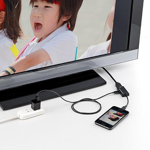 Mhlケーブル Hdmi変換アダプタ Tvリモコン対応 Xperia Z4 Z3 Z3 Compact Z3 Tablet Compact対応 激安通販のイーサプライ Mhlケーブル Hdmi変換アダプタ Tvリモコン対応 Xperia Z4 Z3 Z3 Compact Z3 Tablet Compact対応 激安通販のイーサプライ