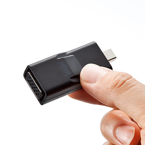 Mini Displayport Vga変換アダプター Thunderbolt Mini Displayport Vga変換 フルhd対応 Ez5 Kc012mdv 激安通販のイーサプライ