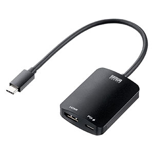 USB C - HDMI 変換アダプタ(4K×1 フルHD×1・ディスプレイ USB C - HDMI 変換アダプタ(4K×1 フルHD×1・ディスプレイ