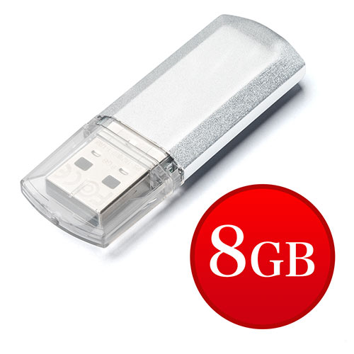 USBメモリ(8GB・キャップ式・名前入れ対応)