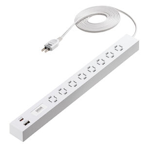 USBポート付・3m・ホワイト