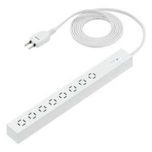 USBポート無し・スイッチつき・マグネット付き・2m・ホワイト