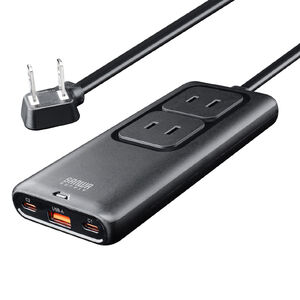 AC×2、Type-C×2、USB-A×1