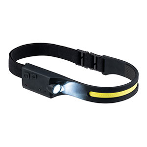 ヘッドライト LEDライト USB充電式 モーションセンサー付き 面発光 最大約350ルーメン ヘルメット 夜間作業 防災