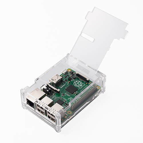Raspberry Pi専用ケース Pi 3 Model B Pi 2 Model B Pi Model B 対応 組立式 クリア Ez8 Rpbox5 激安通販のイーサプライ